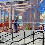 Great place for a free summer concert in Huntington Beach The Pier is located at the intersection of Main Street and Pacific Coast Highway. Main Pier Plaza is located at the base of the Municipal Pier on the ocean side of Pacific Coast Highway, between...