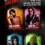THE BIG BOSS GIVEAWAY IS BACK! Enter to Win BOSS Pedals Autographed by Top Guitar Stars Los Angeles, CA, November 21, 2011 — BOSS has gone berserk again with another round of The Big BOSS Giveaway. The biweekly contest gives tone freaks everywhere a chance to win BOSS pedals autographed by top...