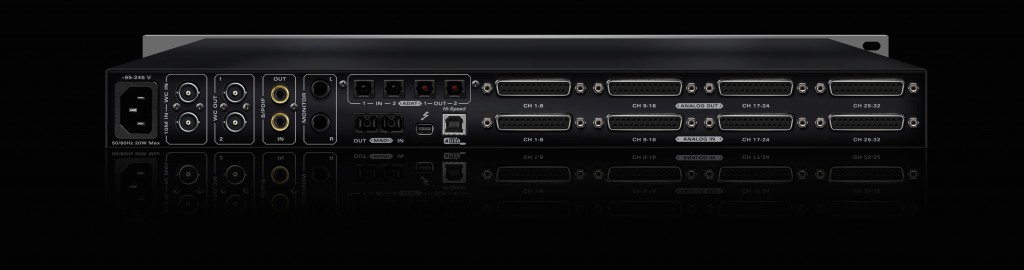Antelope Audio Orion32+ interface (rear panel)