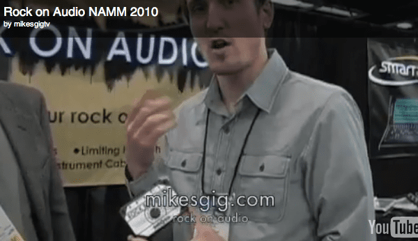 Pete Lewis from Rock on Audio NAMM 2010