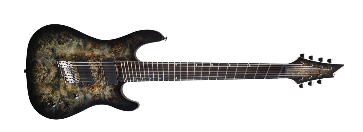 Cort Introduces Fanned Frets to KX Series with New 7-String Model