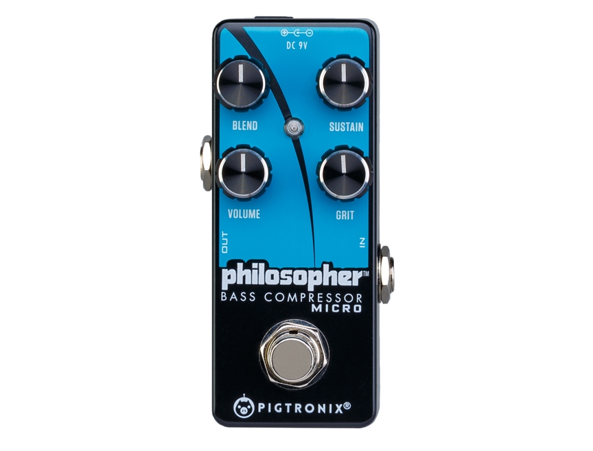 Pigtronix Introduces the Philosopher Bass Compressor Micro at Summer NAMM 2018