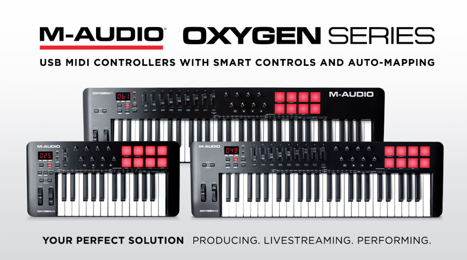 M-Audio Oxygen (MKV) 49 Key USB MIDI Keyboard Controller With Beat ...