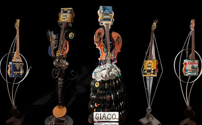 GIACO-GUITARS™-SCULPTURES-AT-NAAM-2025