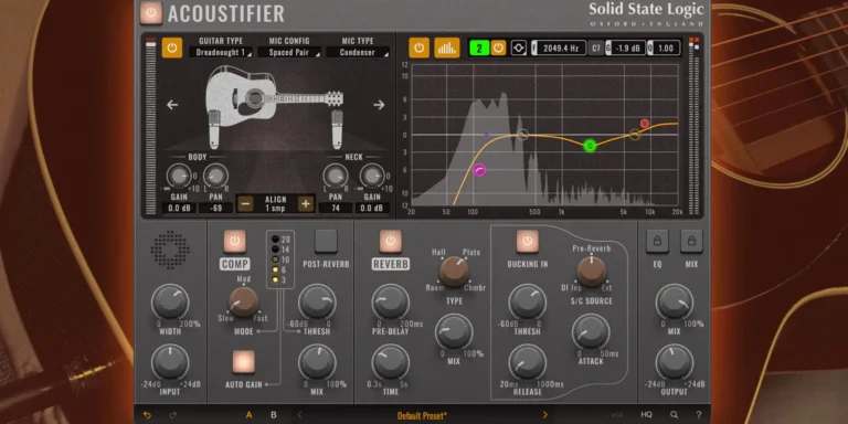 SSL Launches the Acoustifier Plug-In
